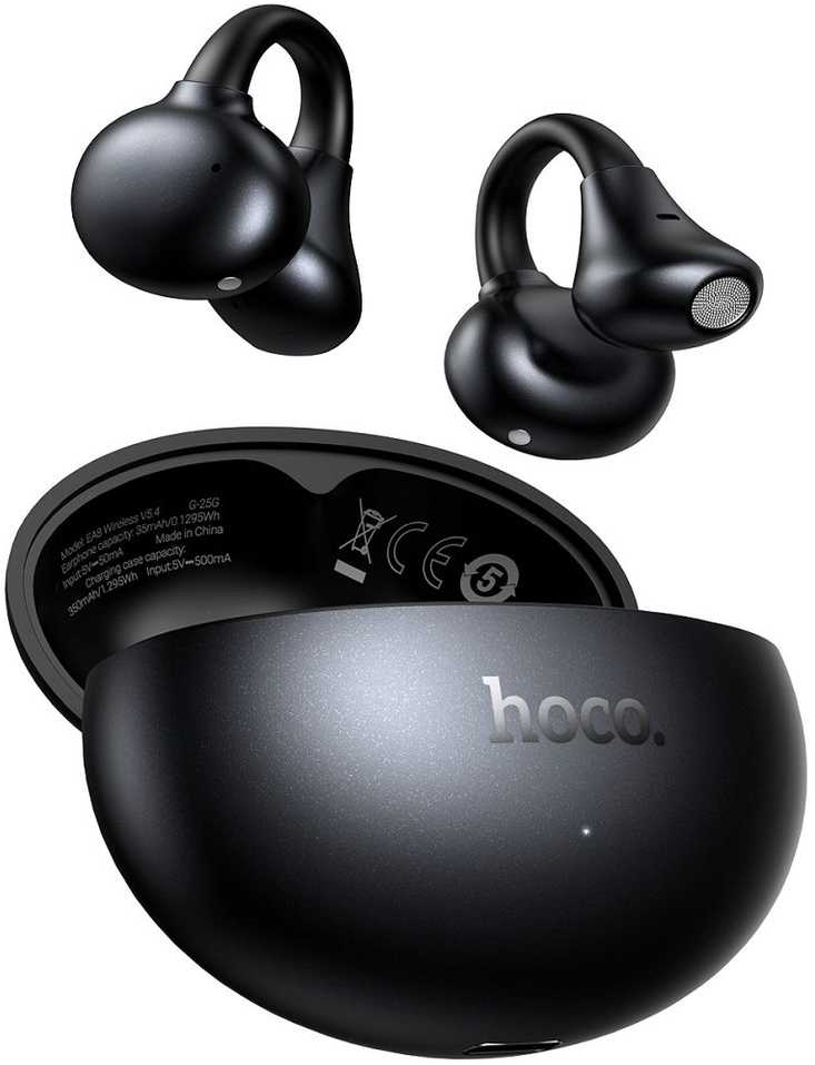 Išmanusis laikrodis Wireless earphones Hoco TWS EA8 metal juodas