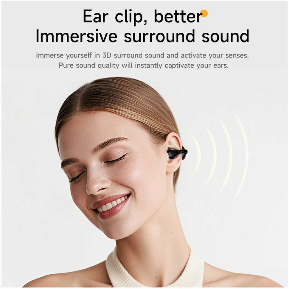 Išmanusis laikrodis Wireless earphones Hoco TWS EA8 metal juodas