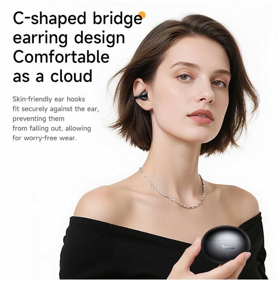 Išmanusis laikrodis Wireless earphones Hoco TWS EA8 metal juodas