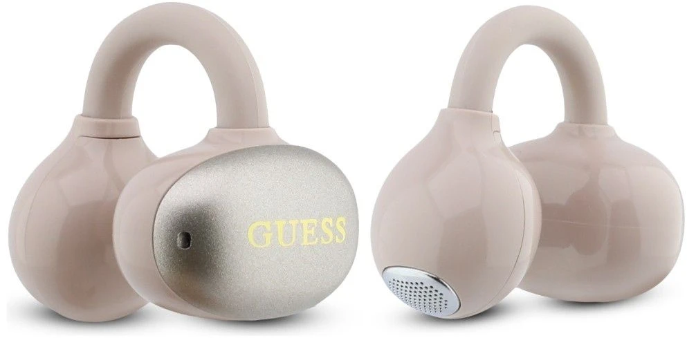Ausinės OWS Guess Metalic Finish Electropated Parts Classic Logo rožinė