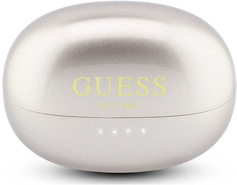 Guess Metallic Finish Classic Logo OWS belaidės ausinės Auksinė