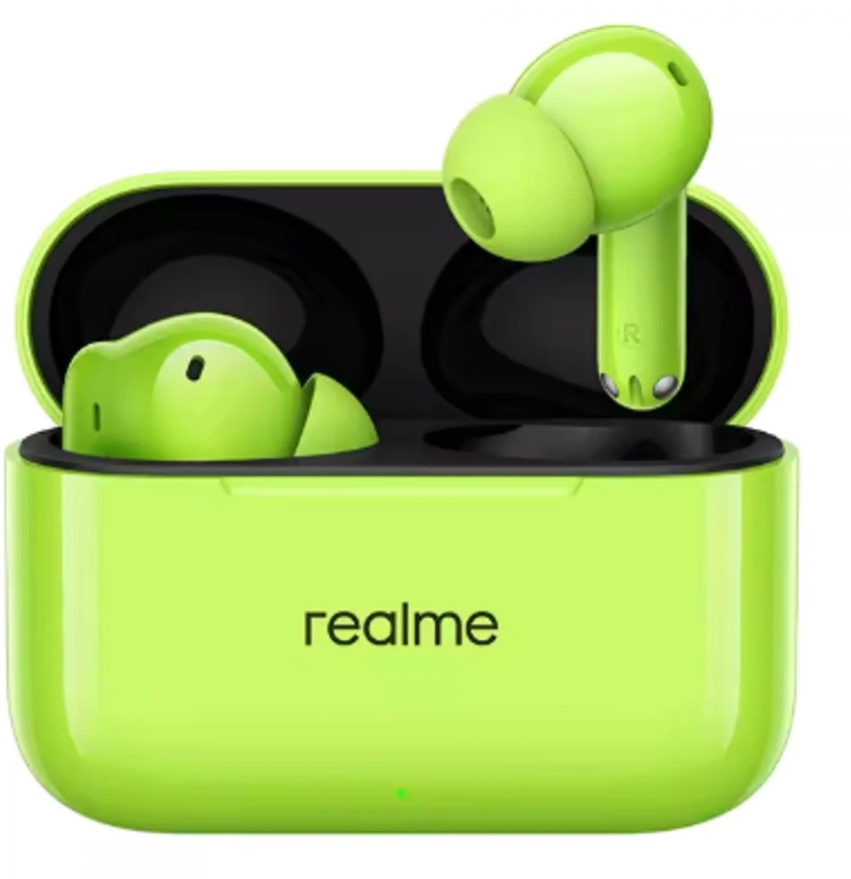 Ausinės REALME Buds T200 Neon Žalias