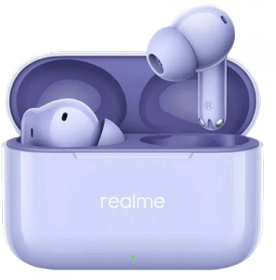 Ausinės Realme Buds T200 Violetinė