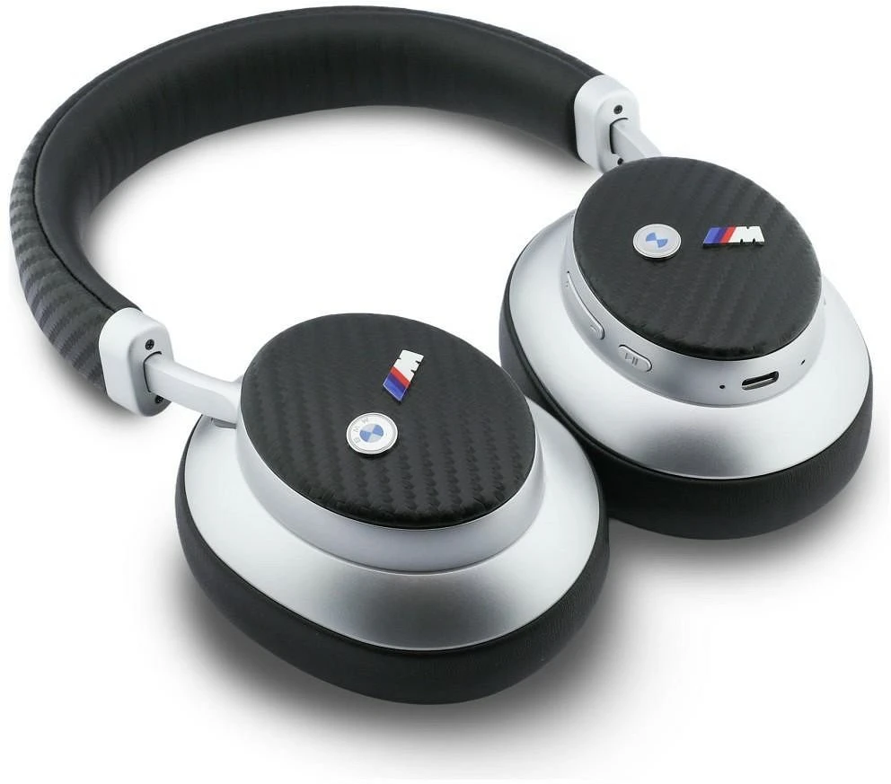 Belaidės ausinės ENC BMW Carbon Metal Logo BMW001179 sidabrinis