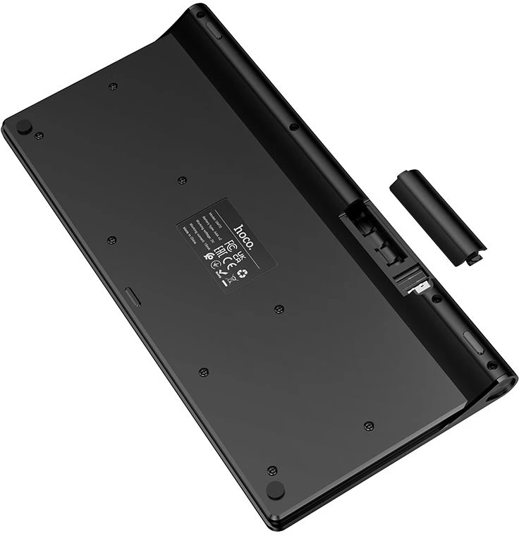 Belaidė klaviatūra 2.4G QWERT Hoco GM70 juoda