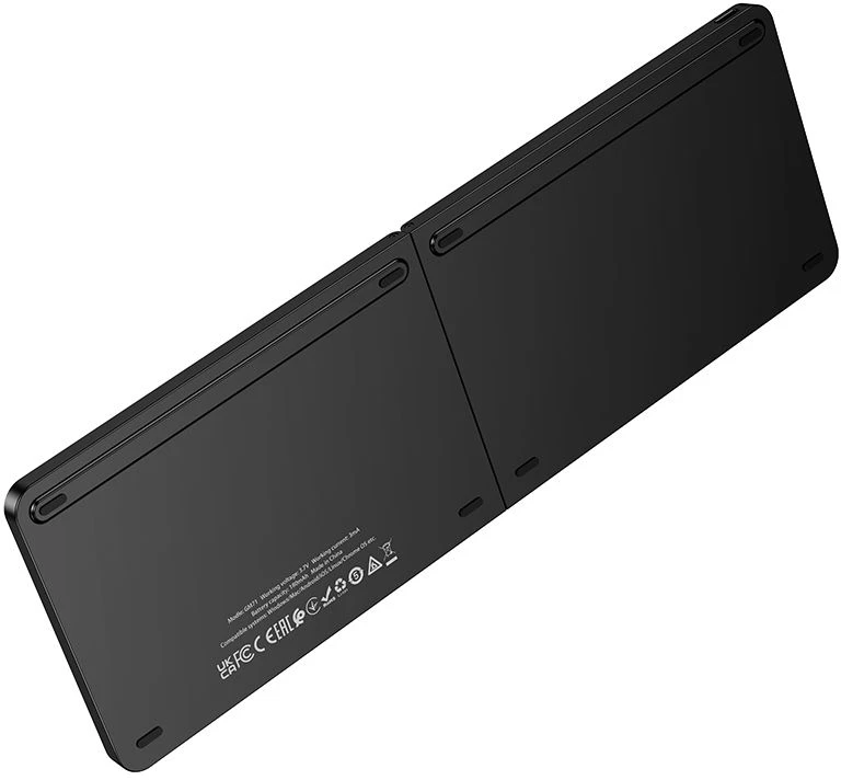 Belaidė klaviatūra folded QWERTY Hoco GM71 juodas