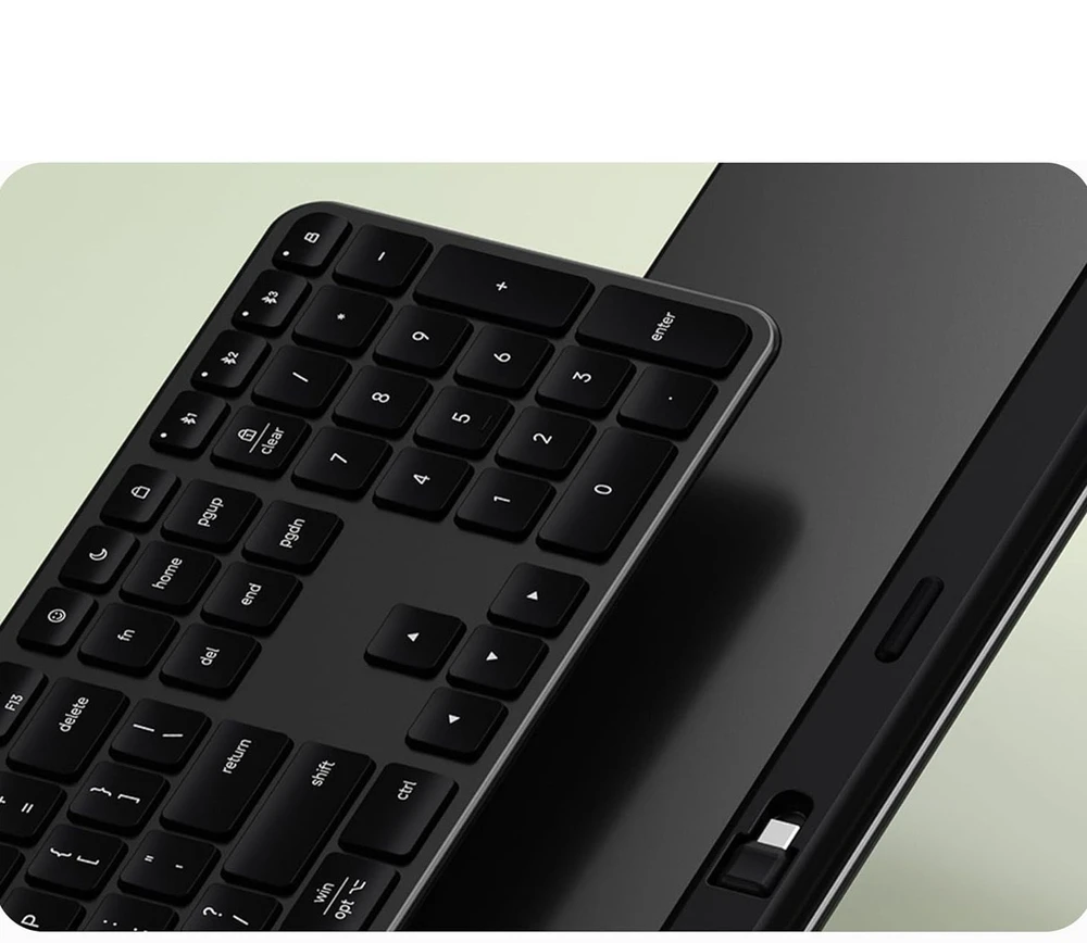 Belaidė klaviatūra QWERTY Satechi Slim EX3 Mac / PC ST-KEX3C-EN juodas