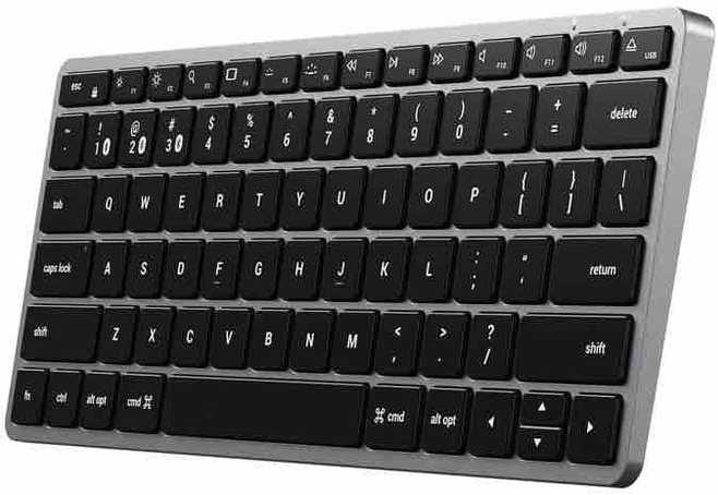 Belaidė klaviatūra QWERTY Satechi Slim X1 ST-BTSX1S sidabrinis