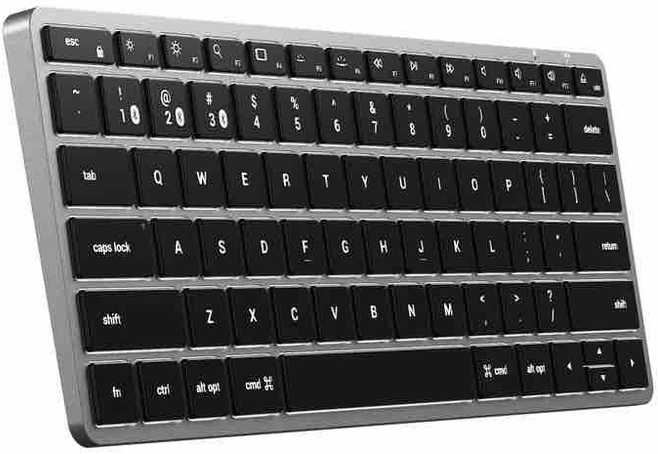 Belaidė klaviatūra QWERTY Satechi Slim X1 ST-BTSX1S sidabrinis