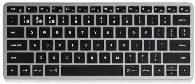 Belaidė klaviatūra QWERTY Satechi Slim X1 ST-BTSX1S sidabrinis