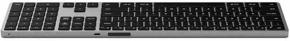 Carruzzo Belaidė klaviatūra QWERTY Satechi Slim X3 ST-BTSX3S sidabrinis