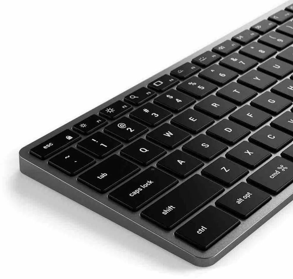 Carruzzo Belaidė klaviatūra QWERTY Satechi Slim X3 ST-BTSX3S sidabrinis