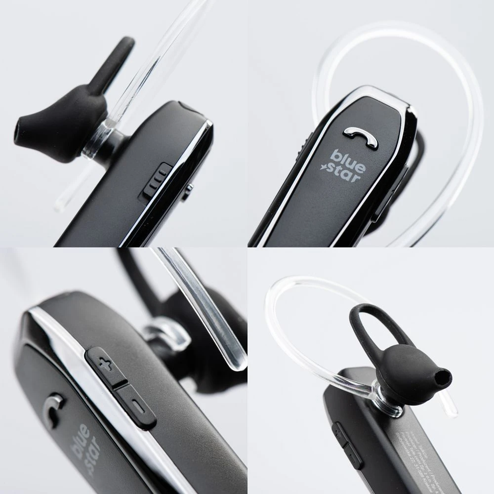 BlueStar Wireless mono headset Blue Star TalkGo juodas