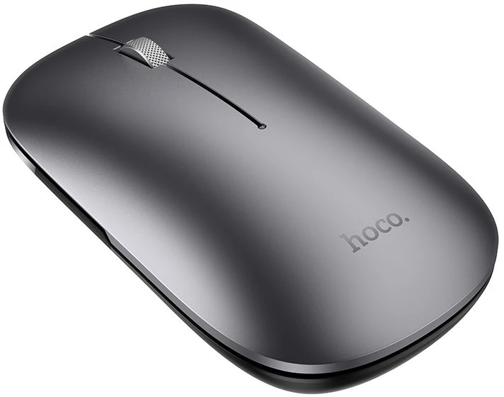 Belaidė pelė dual-mode (Bluetooth, 2.4G) 1600 dpi Hoco GM43 pilkas