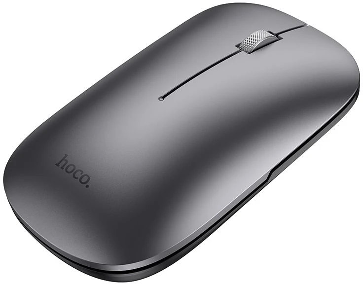 Belaidė pelė dual-mode (Bluetooth, 2.4G) 1600 dpi Hoco GM43 pilkas