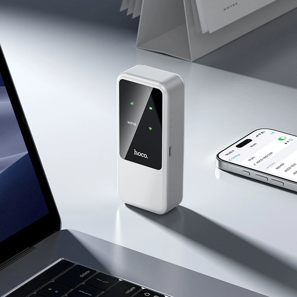 Maršrutizatorius Wireless router 4G LTE WiFi 6 Hoco HI42 balta