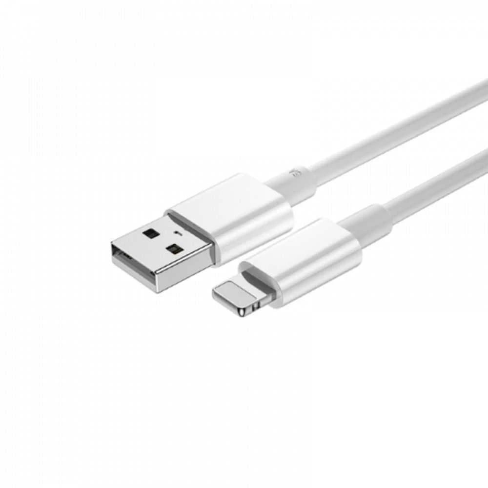 WIWU kabelis C006 USB - Lightning 1,2 m 2,4A baltos spalvos