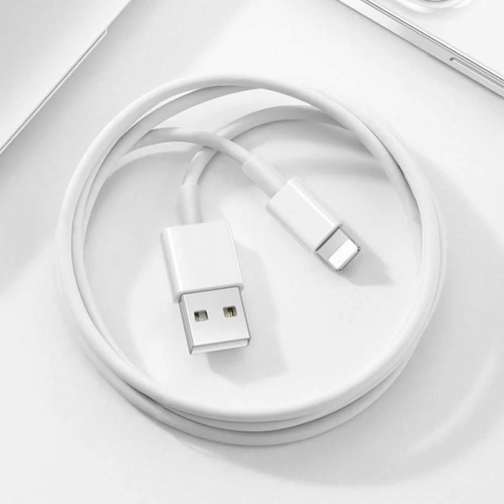 WIWU kabelis C006 USB - Lightning 1,2 m 2,4A baltos spalvos