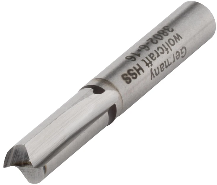 Wolfcraft Medžio freza HSS 6X16X6 mm