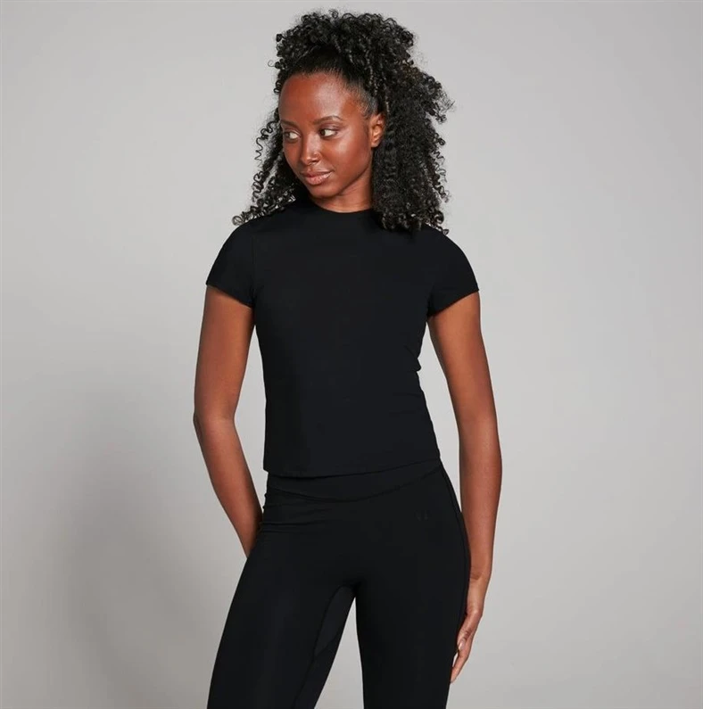Women's Sport T-shirt Myprotein Juodas XS