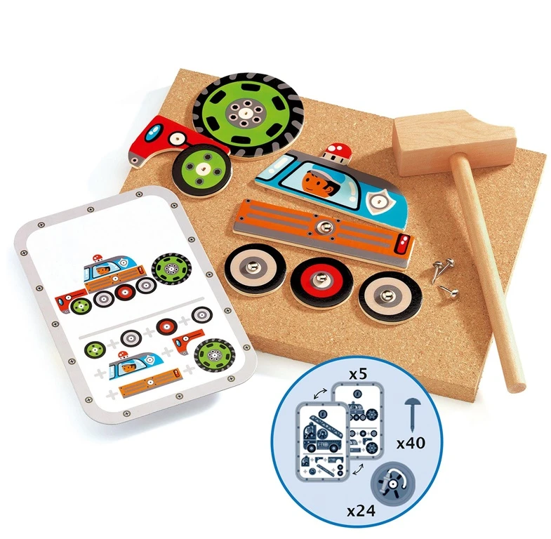 Djeco Tap Tap konstruktorius - Autodirbtuvės ( DJ06641 )