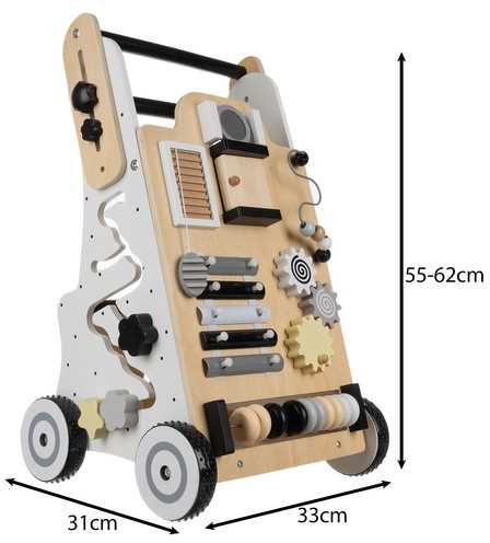 Wooden push walker - Kruzzel 24761
