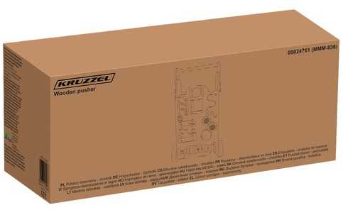 Wooden push walker - Kruzzel 24761