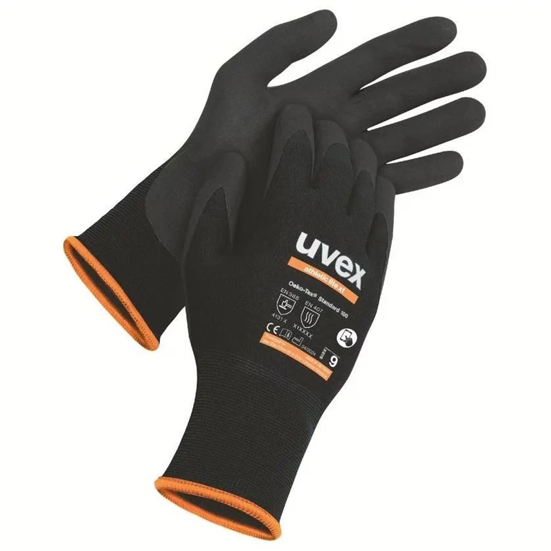 Darbo pirštinės Uvex Athletic Lite Xt, juoda, 8