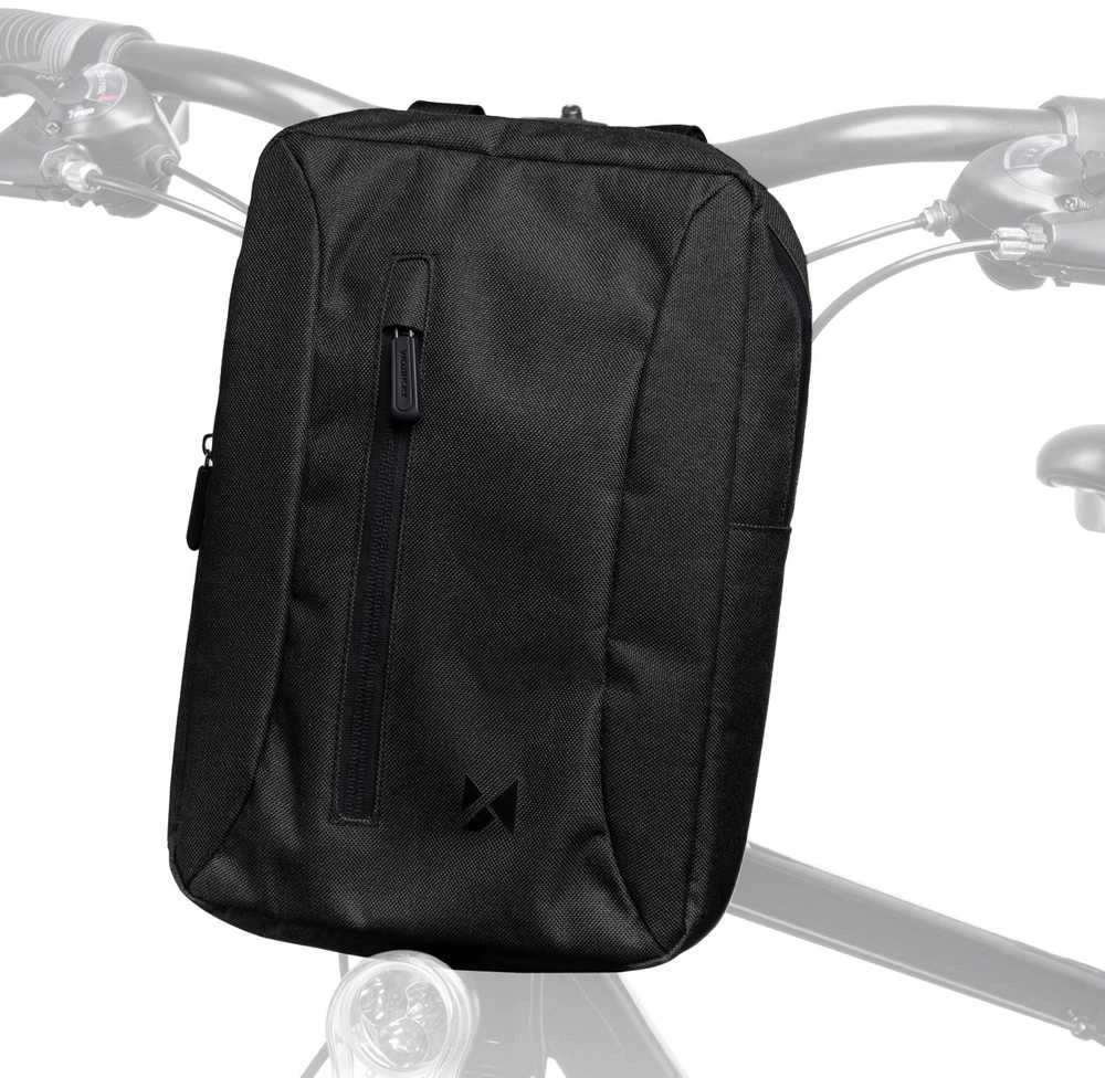 Wozinsky bicycle bag for handlebars – pilkos spalvos