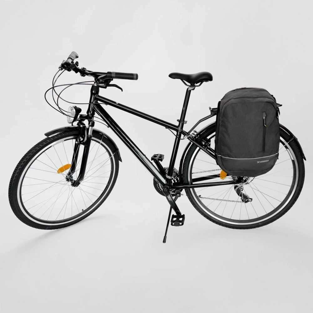 Wozinsky Double Bike Bag Backpack 2in1 30l Juodas (WBB30BK)