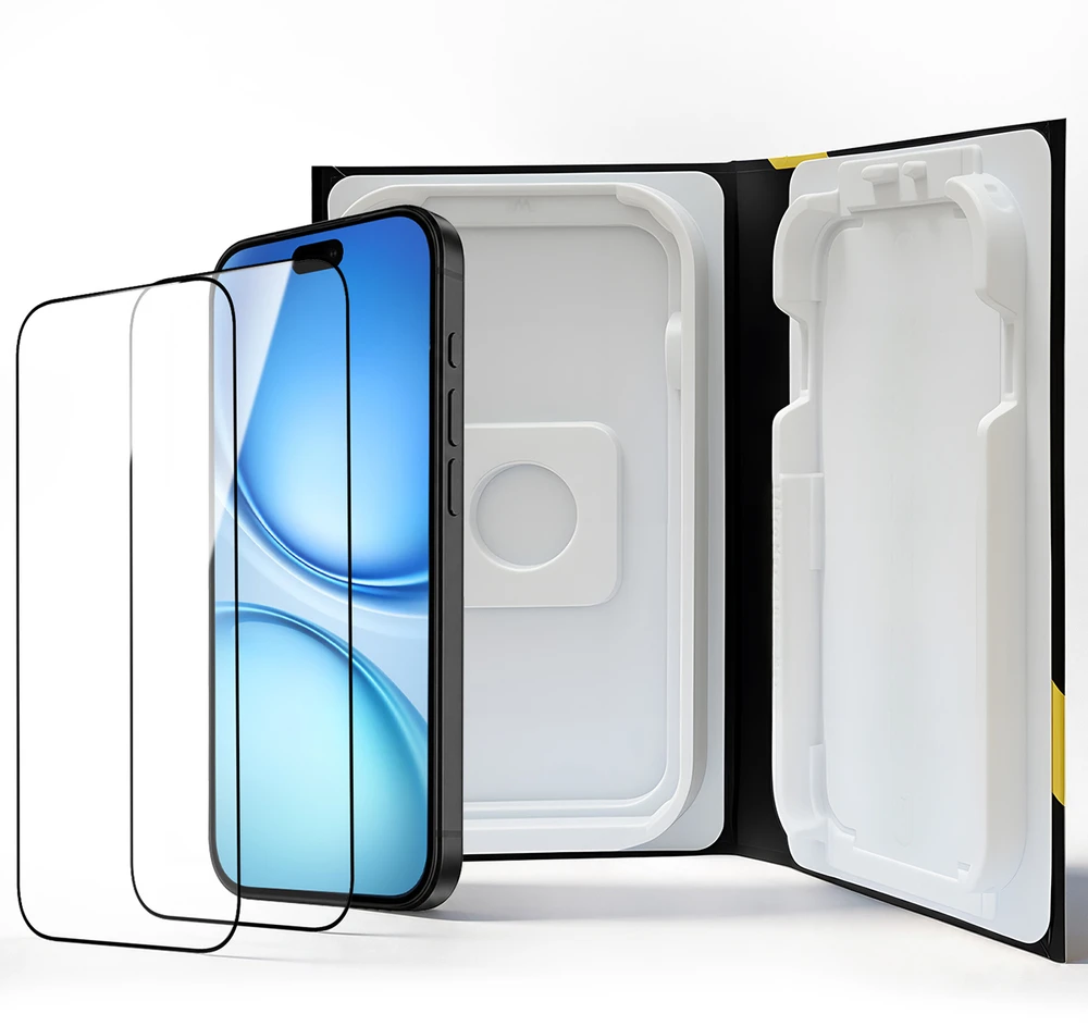 Wozinsky EasyFit Clear Glass tempered glass for iPhone 18 Pro / 17 Pro - 2 pcs.