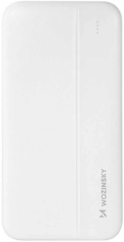 Wozinsky powerbank Li-Po 10000mAh 2 x USB baltos spalvos (WPBWE1)