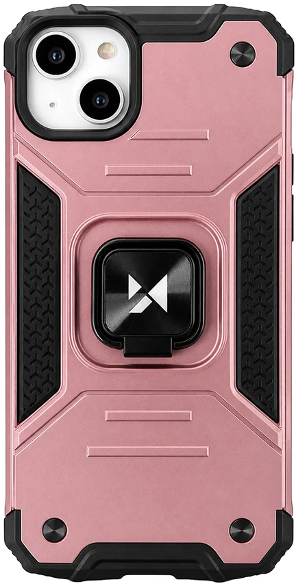 Dėklas Wozinsky Ring Armor Apple iPhone 14 Plus šarvuotas magnetinis laikiklis auksinis žiedas