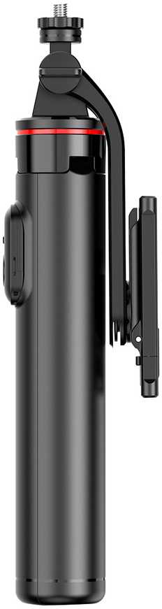 Wozinsky Asmenukių lazda WC1Y3S telescopic tripod 1.3m with phone holder – juodos spalvos