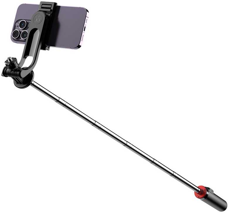 Selfie stick WC1Y3S teleskopowy tripod 1.3m su laikikliu na telefon - juoda