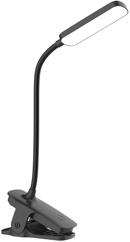 Wozinsky VT-01 Mini LED Reading Lamp with Clip and USB-C Cable 80cm - Juodas