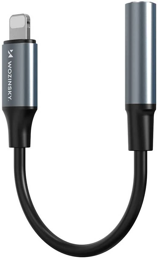 Wozinsky WALJ-01 Lightning adapter - 3.5mm mini jack - juodas