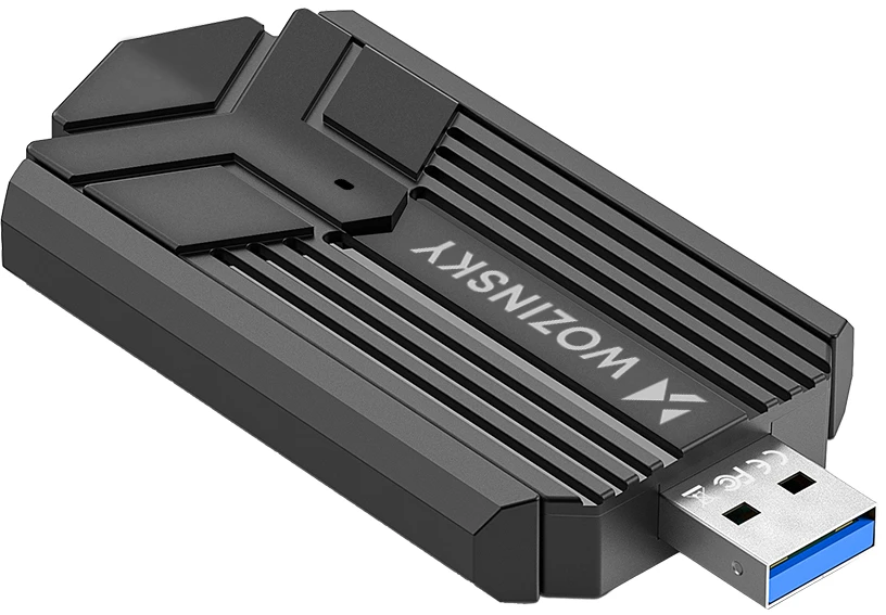 Wozinsky WAX-1800 Dual-Band Wireless USB 3.0 WiFi 6 Adapteris - Juodas