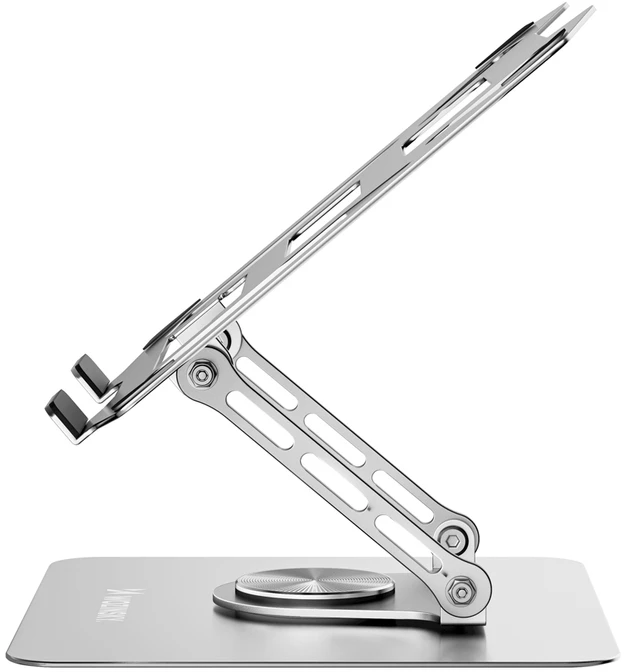 Wozinsky WDCX-X19-AB HardStand 360° Rotation Nešiojamas kompiuteris and Planšetė Stand - Sidabrinis