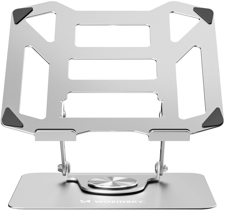 Wozinsky WDCX-X19-AB HardStand 360° Rotation Nešiojamas kompiuteris and Planšetė Stand - Sidabrinis