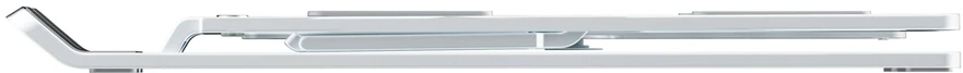 Wozinsky WDCX-X8S Foldable Adjustable Nešiojamas kompiuteris Stand - Sidabrinis