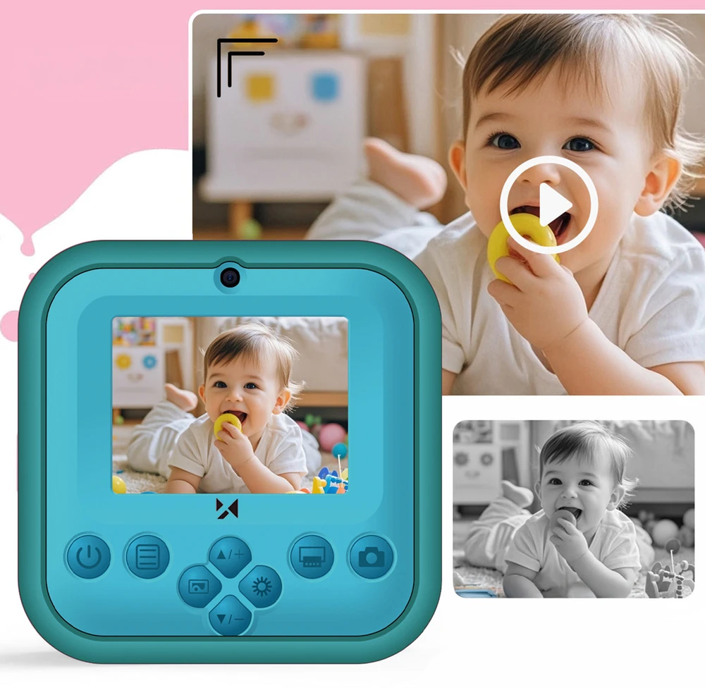 Wozinsky WDT-04 Thermal Spausdintuvas Camera for Kids - Žalias
