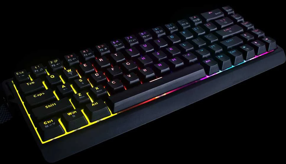 Wozinsky WKGP-1165 Mechaninė klaviatūra žaidimams with RGB pašvietimas - Juodas