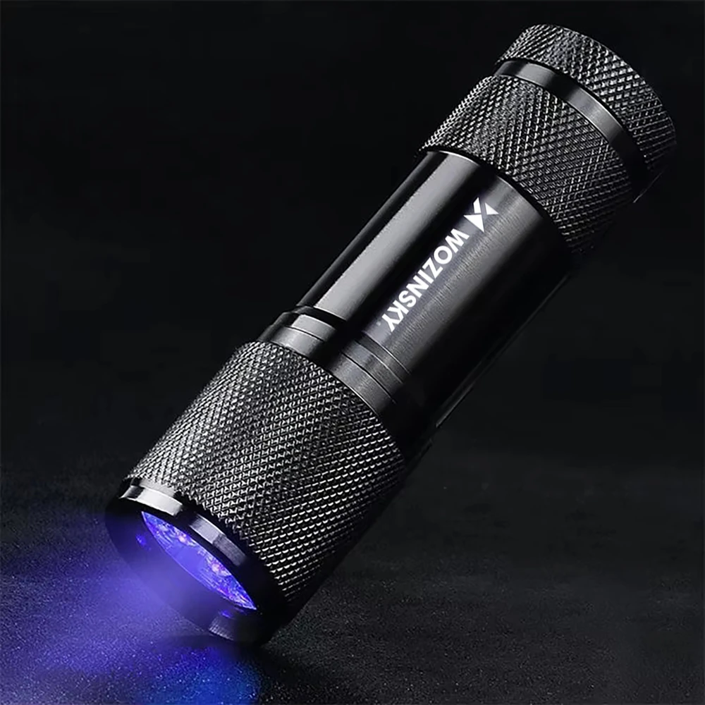 Wozinsky WLD-9L IP65 UV žibintuvėlis pėdsakų aptikimui - Juodas