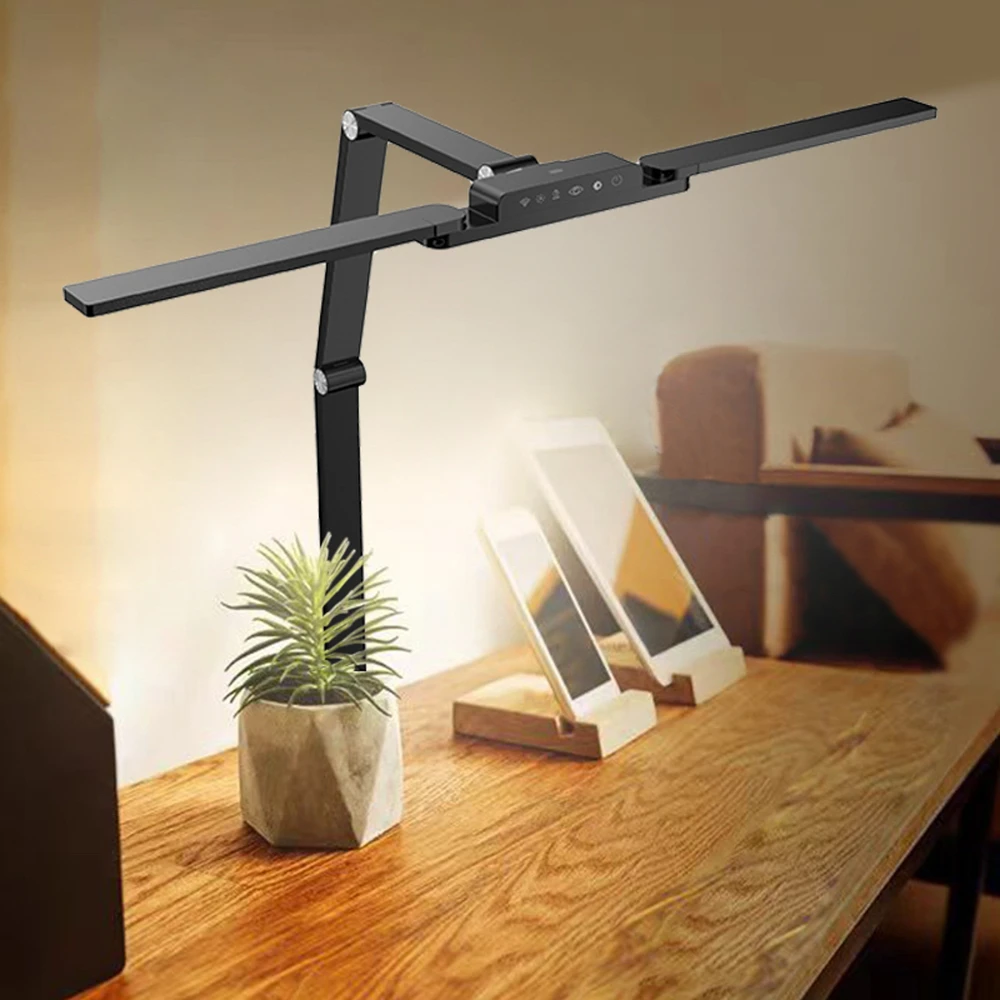 Wozinsky WLM-800 desk lamp above the monitorius with remote control - juodas