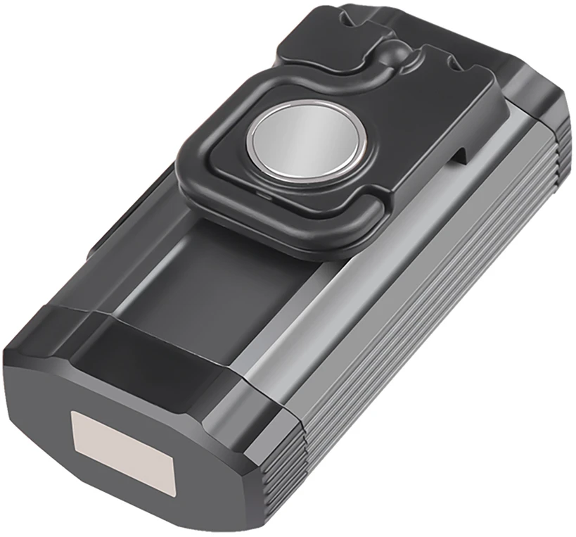 Wozinsky WLR-15W darbo lempa 15W 1500lm CREE LED IPX6 su išorinės baterijos funkcija - pilka