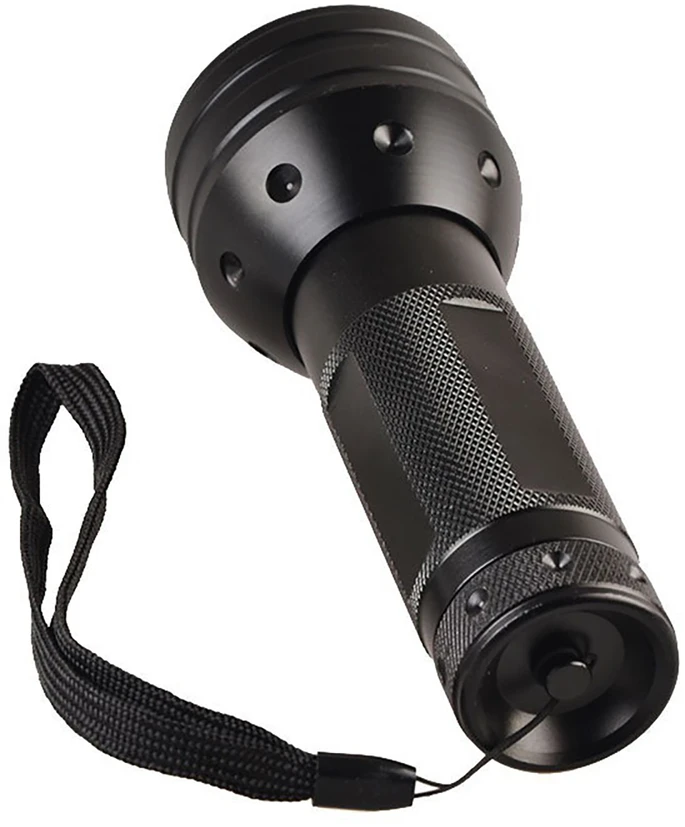 Wozinsky IP65 UV Flashlight for Track Detection 51 LEDs - Juodas