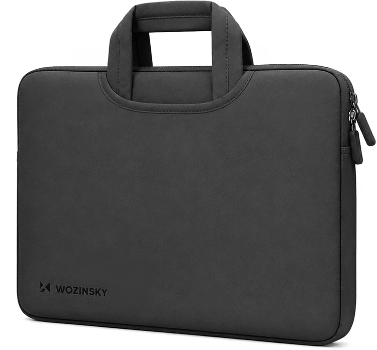 Wozinsky WNT-13B 13-14" Nešiojamas kompiuteris Bag with Retractable Neoprene Handle - Juodas