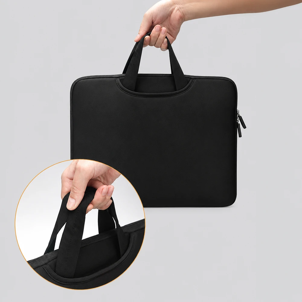 Wozinsky WNT-13B 13-14" Nešiojamas kompiuteris Bag with Retractable Neoprene Handle - Juodas