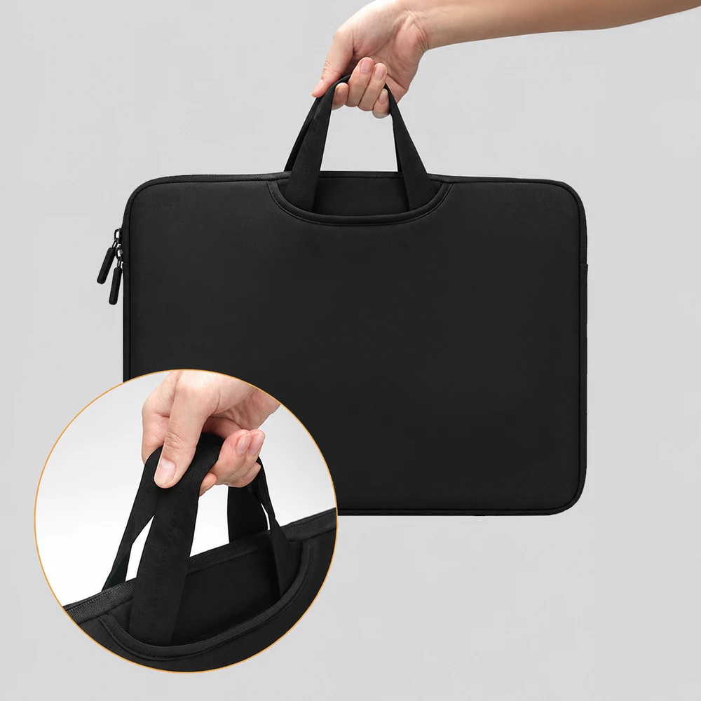 Wozinsky WNT-15B 15.6" Nešiojamas kompiuteris Bag with Retractable Neoprene Handle - Juodas